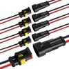 2 Pin Waterproof Wire Connector, 18AWG 10cm Male and Female
