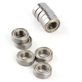 Sonew 20 Pieces 688ZZ Ball Bearings, Metal Miniature Ball Bearings, Double Shielded Bearing for Motor (8 x 16 x 5 mm)