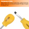 HARFINGTON SL6 Short Tip Slotted Screwdriver Stubby Magnetic Flat Head