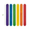 Colored Popsicle Sticks for Crafts - [100 Count] 6 Inch