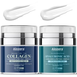 Alozera Colágeno y Ácido Hialurónico Duo - Hidrata, Reafirma y Revitaliza tu Piel