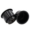 Yuanhe Black Plastic Cup Drink Holder Insert with Drain for