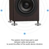 Speaker Feet Pack of 8 Universal Copper Speaker Shock Base