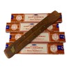 Satya Incense Sticks, 4 Packs x 15g, with Incense Holder,