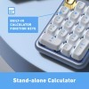 AZIO IZO Wireless Mechanical Calculator & Number Pad (Blue/Gold) -