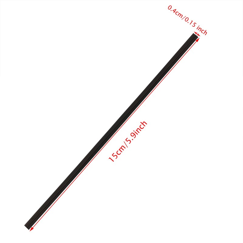 ONLYKXY 100 Black Kraft Paper Twist Ties (15cm/5.9inch)