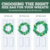 ZOBER Christmas Wreath Storage Container - 30 Inch Wreath Bag