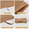 sourcing map 2 Pcs Zipper File Bags, 9.6" x 13.4"