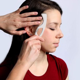 Medical Grade Stainless Steel Gua Sha Scraping Massage Tool IASTM tools for Soft Tissue Therapy and Reduce Back, Legs, Arms,Neck,Shoulder Muscle Pain (Ship Shape)