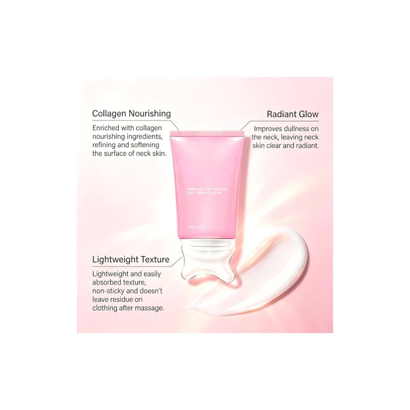 Crema Reafirmante de Cuello con PDRN, Colágeno y Aplicador Gua