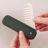 Travel Folding Comb | Compact Fine And Wide Tooth Hairdressing