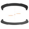 66 Inches Wide Universal Black Front Bumper Flat Under Panel