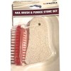 Nail Brush & Pumice Stone Set