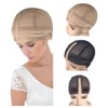 Wennier Lace Wig Grip Cap for Women, Adjustable Wig Cap with Headband, Non-Slip Wigs Gripper to Keep Wigs Lace Front In Place，3 pieces