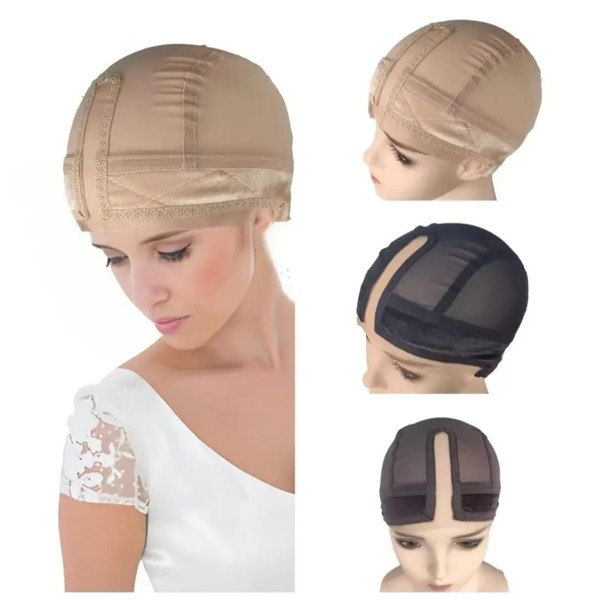 Wennier Lace Wig Grip Cap for Women, Adjustable Wig Cap