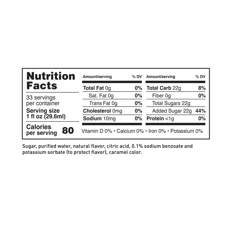 LAVA Premium Mocha Chocolate Syrup, Chocolate Coffee Sweetener, 33.8oz (1-Liter),