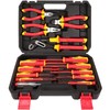 Insulated Screwdriver & Pliers Set: 14-Piece VDE Insulated Set 1000V