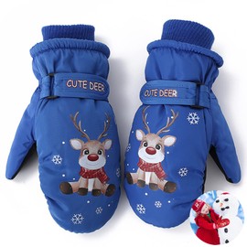 Children's Ski Gloves, Mittens, Children's Ski Gloves, Ski Gloves, Mittens Children, Waterproof Mittens, Warm Winter Skating Gloves, Thermal Gloves for Girls, Boys
