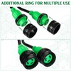 Kanayu 3FT RV Marine Boat Shore Power Adapter L5-30P Male