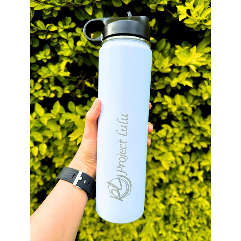 Project Lulu Insulated Stainless Steel Water Bottle Handle Flip Top