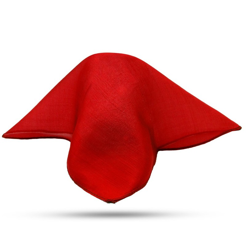 Magic Makers Professional Grade 9 Inch Magician's Silk - Red