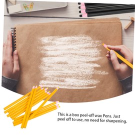 Operitacx Peel-off Marker for Various Multi-purpose Sewing Pen Wax Pencil for Pottery and More No Sharpening Required