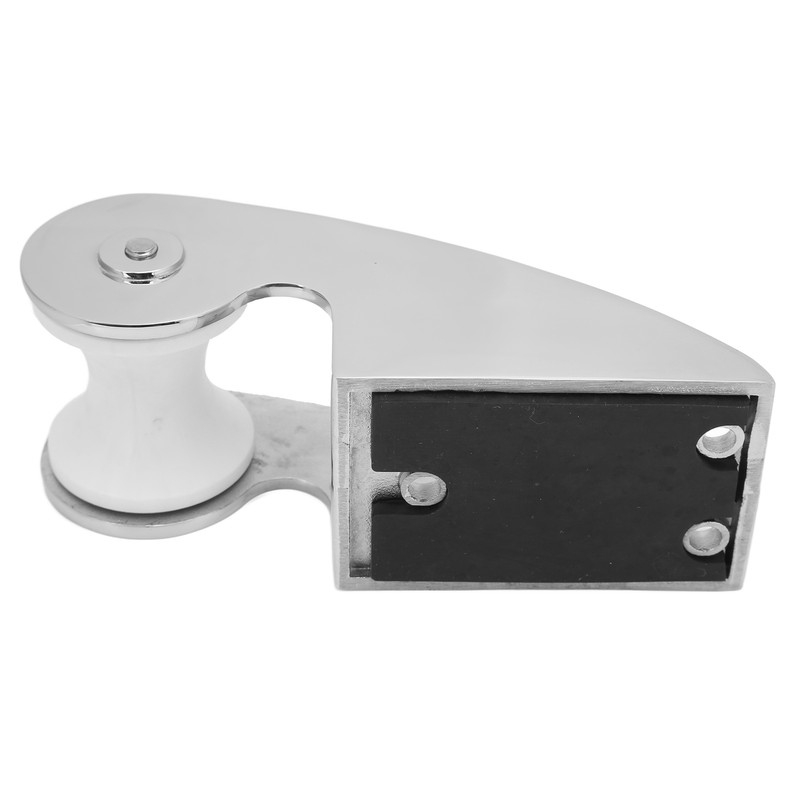 Boat Bow Anchor Roller Bracket Nylon Pulleys Anti Slip Rubber