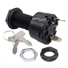 SecosAutoparts Golf Cart Starter Switch Ignition Key Switch fit for Club Car Precedent Electric 2004-UP and 2018-UP Replaces# 102508601 1012505 101834502 101830701