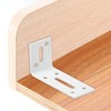 sourcing map Adjustable L Corner Braces, 4Pcs 80 x 40