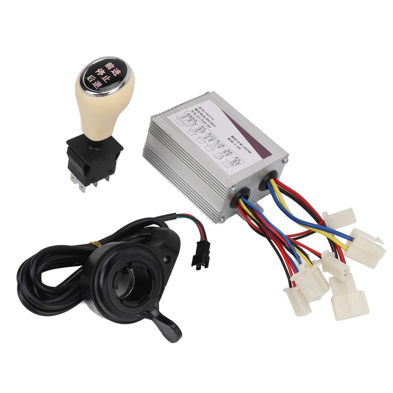 36V 350W Electric Bike Controller Set with Thumb Grip Forward