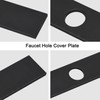 KWODE 10”Black Square Hole Cover Deck Plate for Kitchen or