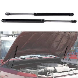 Front Hood Lift Supports Shock Struts Replacement Fit for Toyota FJ Cruiser 2007 2008 2009 2010, Car Front Hood Lift Supports Kit Assist Hydraulic Rod Gas Charged Strut Shock Lifting Bracket (Black)