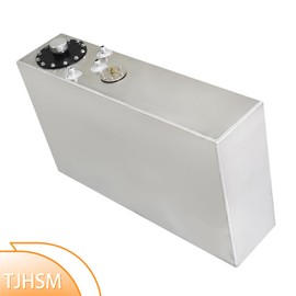 TJHSM Fuel Cell Tank Slim Aluminum Race/Drift 15 Gallon 57L with Level Sender