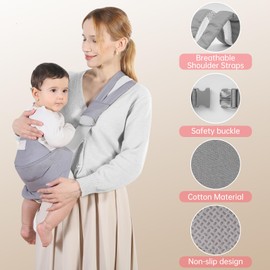Baby Sling Toddler Hip Carrier, Ergonomic Carrying Aid for Babies from 3 to 36 Months, Toddlers up to 15 kg