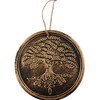 Lisa Parker Bronze Terracotta Tree of Life Plaque Ornament Brown