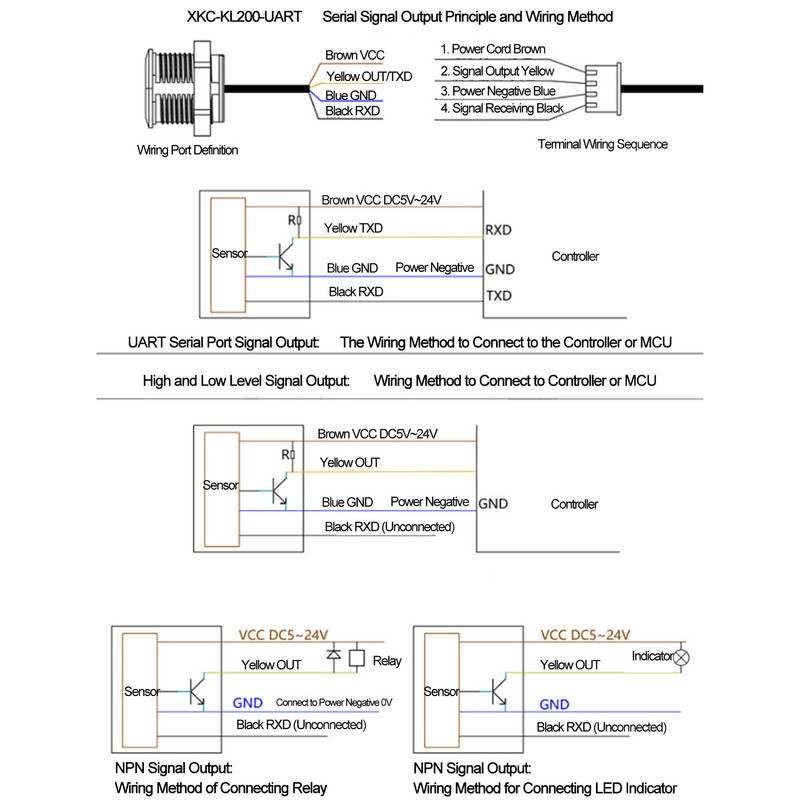 Laser Sensor Infrared Range Distance Detector Waterproof 1cm400cm for Robot