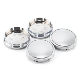 HowioZil - 4 tapas centrales de rueda de 56 mm (2.2 pulgadas) de repuesto 1J0 601 171, tapas plateadas para llantas Golf Jetta