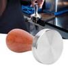 51mm Stainless Steel Coffee Tamper Wooden Handle Coffee Powder Hammer