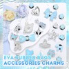 Blue Charms for Rubber Bag 23PCS Y2K Star Charms for