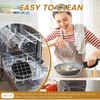 6 PCS kitchen pot holders, Black checkered pot holders for