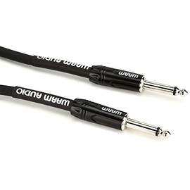 Warm Audio Stage and Studio Speaker Cable, 1/4-Inch Straight, Black/Silver (Pro-SPKR-3')