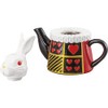 SAN3791 Cute Tableware, Teapot, Approx. 19.7 fl oz (550 ml),