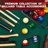 Jenaai Christmas Pool Table Accessories Gifts 16 Pcs Billiard Balls
