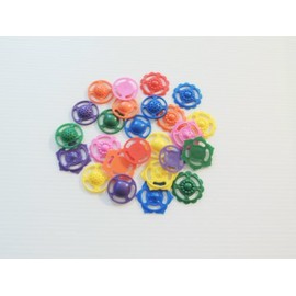 Flower Wheels Bird Parrot Toy Parts 25pcs 2.5"+