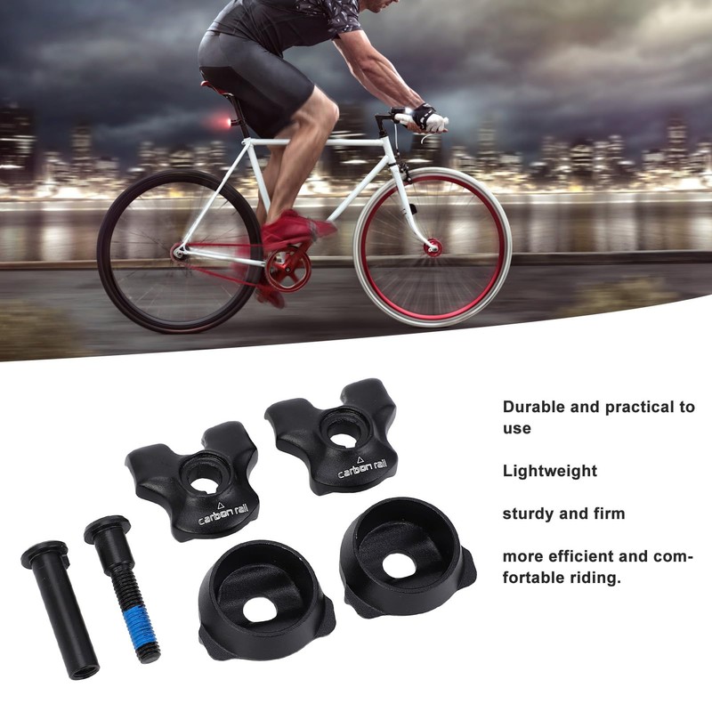 Bike Clamp Adapter Set, Rail Saddles Clamp Adapter 7x9mm Conversion