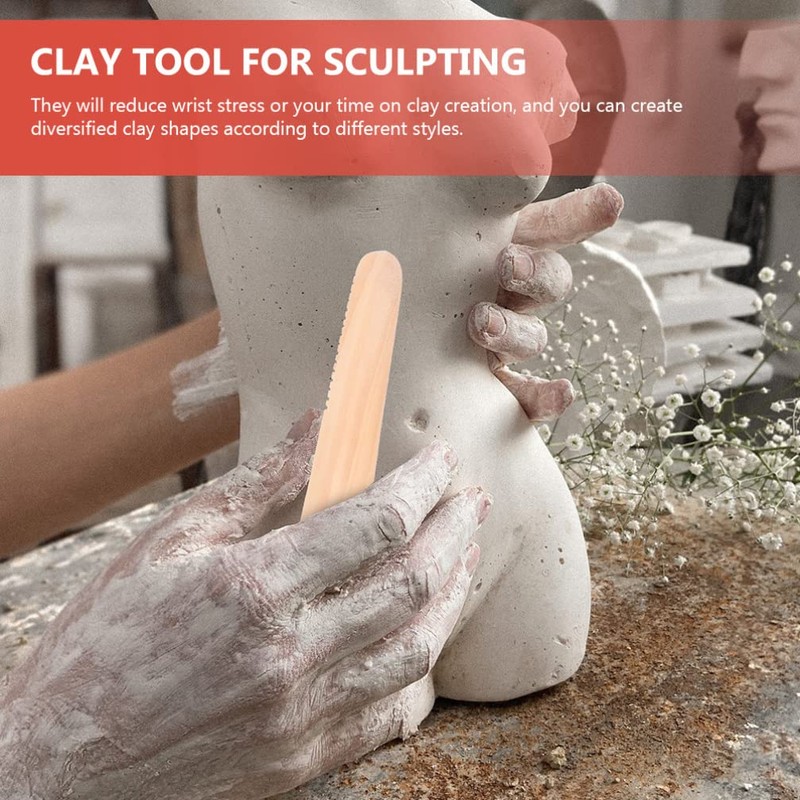 COHEALI 1 Set DIY Ceramic Tools Ceramic Clay Ribs Soft