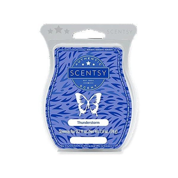 Thunderstorm Scentsy Bar, Wickless Candle Wax, 3.2 Fl. Oz