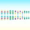 Spring Summer Press on Nails Long Square False Nails with