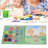 2 In 1 Watercolor Paint Coloring Book DIY Watercolor Drawing