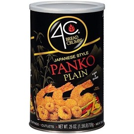 CAN 4C Japanese Style Panko Plain Light & Crispy Bread Crumbs ( 1 can) (25oz)